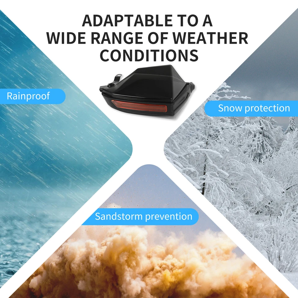 For Triumph Speed Twin Scrambler 7/8'' Motorcycle Handlebar HandGuards Protector - Image 4 of 4