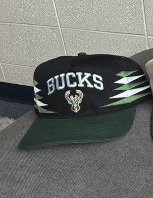 '47 Brand Milwaukee Bucks Baseball Cap Snapback Two Tone Green Black OS NBA