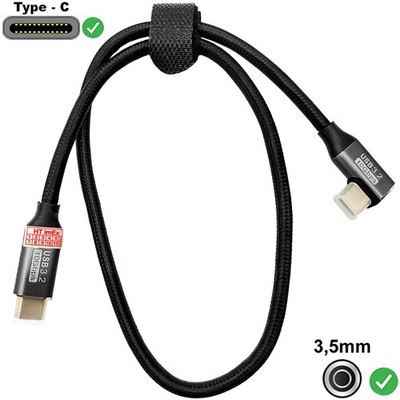 USB C Kabel USB 3.2 Gen2 10Gbps 90° Winkelstecker für Nexoc, Packard Bell Tablet