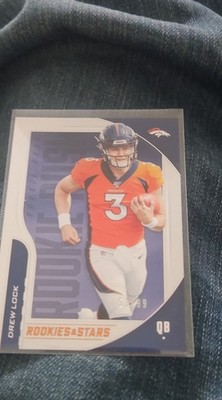 2019 Panini Rookies & Stars - Rookie Rush Drew Lock #RR-DL Orange /99 (RC)