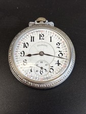 Rare Illinois Springfield Non Working 19 Jewels Pocket Watch