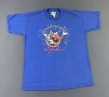 Vintage 90s Walt Disney Kids Mickey Mouse Goofy Donald Duck Youth XL Art Shirt T