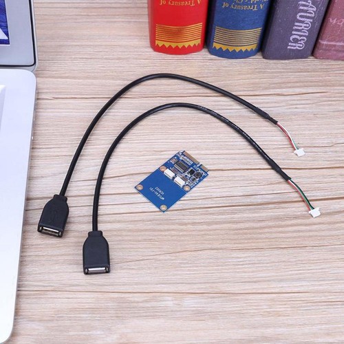 1 PCS PCI-E PCI Express to Dual USB Adapter for Full/Half Height Card O6D3 - Afbeelding 4 van 7
