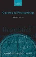 Control and Restructuring by Thomas Grano (English) Hardcover Book