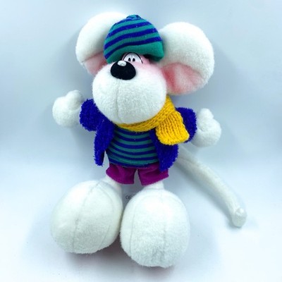 Diddl Maus Kuscheltier Stofftier Plüschtier Vintage 34cm 90er 90s y2k Retro