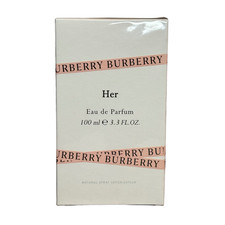 Burberry Her Eau de Parfum 3.3 oz/ 100 ml  Perfume for Women  New  Sealed Box