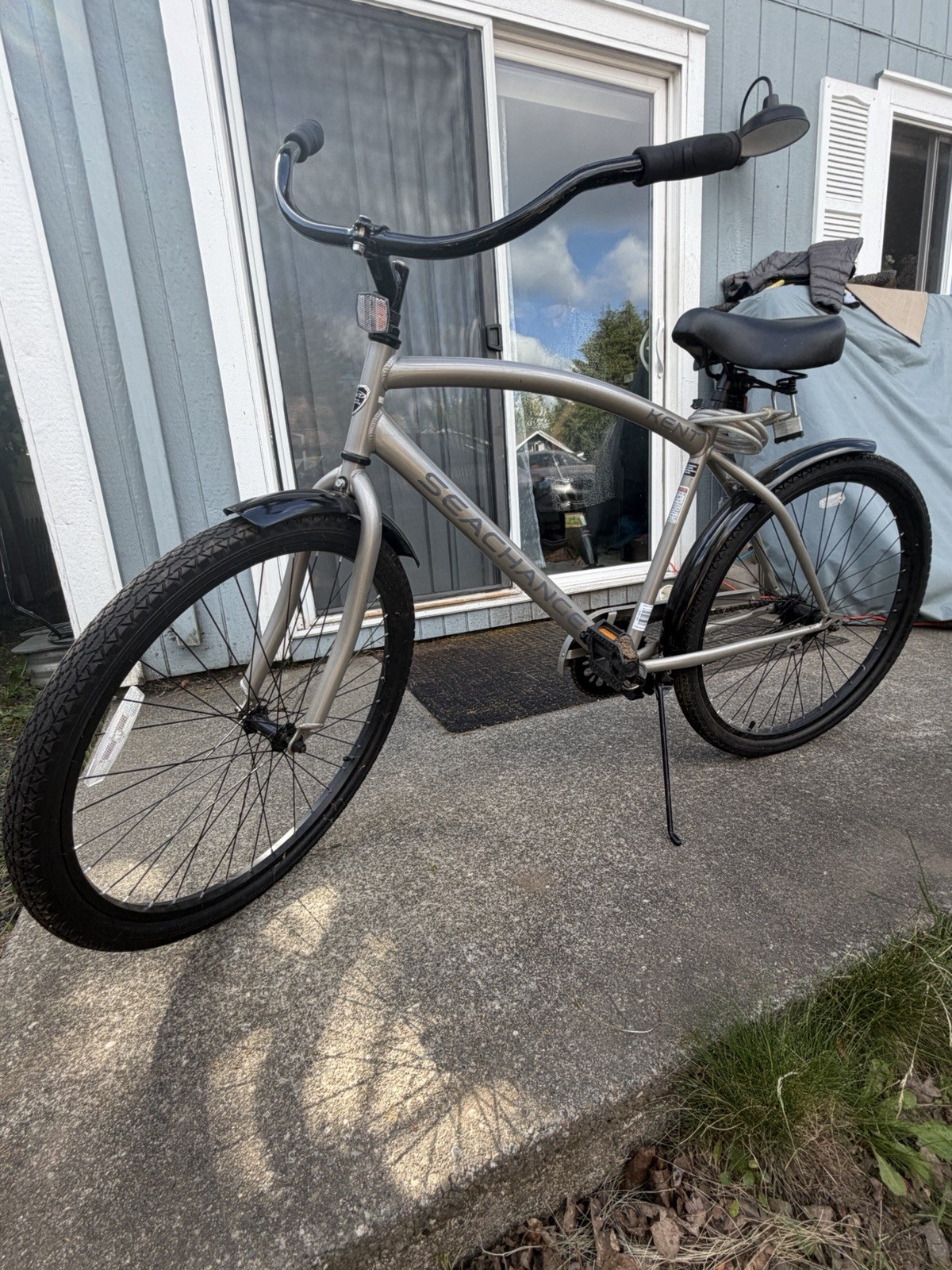 Firmstrong Cruiser Bike Gray 26in Steel 1-Speed Coaster Brak