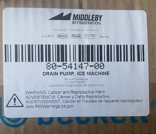 Uline Clear Ice Machine Drain Pump 80-54147-00 - Genuine OEM Replacement Part