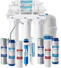 5-Stage Reverse Osmosis Water Filter System with Top-Mounted Faucet  Extra Filt