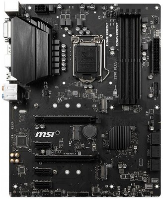 MSI Z390 PLUS LGA1151 ATX Motherboard For 8th 9th Gen i3 i5 i9-9900K i7-9700K