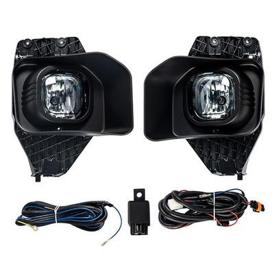 Front Bumper Fog Light F250 F350 F450 F550 Super Duty 2011-2016 Smoky Lens