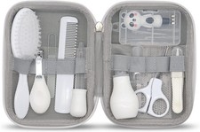 Baby Grooming Kit, 15 in 1 Portable Baby Safety Care Set with 01 Hair Brush Comb