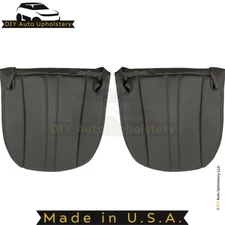2003-2009 Fits Chevrolet Kodiak Leatherette Bottom Seat Covers Dark Pewter
