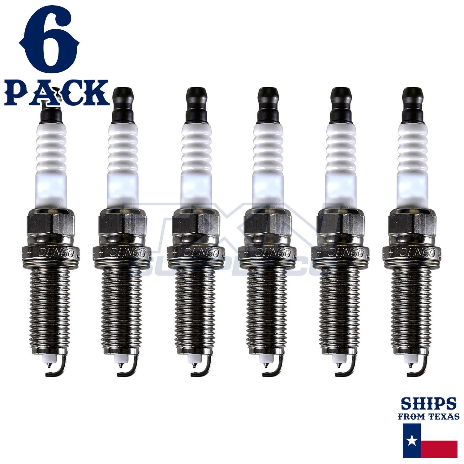 6 Pack Denso 3499 Iridium Long Life Spark Plugs SC16HR11
