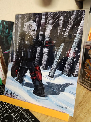GI JOE DESTRO Art Print Signed by Mark Melton BAM Box Geek Exclusive LE /2200
