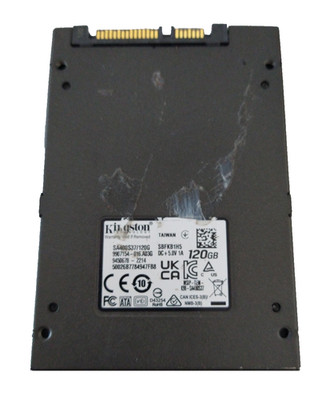 KINGSTON 120GB SSD SATA SA400S37/120G S/N: 9907154-016.AD3G SBFK1H5 #NFP3130