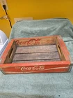 Vintage Coca-Cola Red Wood Bottle Crate Wooden Box Coke Advertising Coke