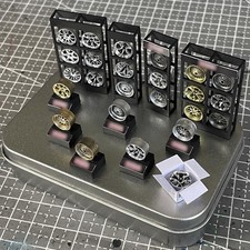 1/64 Diorama Car Wheel Display Stand Model Garage Scene Props Model AccessorieS.