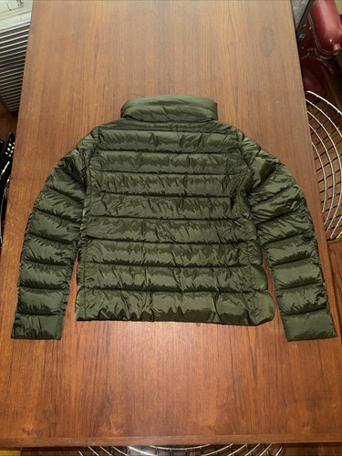 Save the Duck Jacket Womens Small 1 Green Ultra Light Puffer Coat - Picture 10 of 10