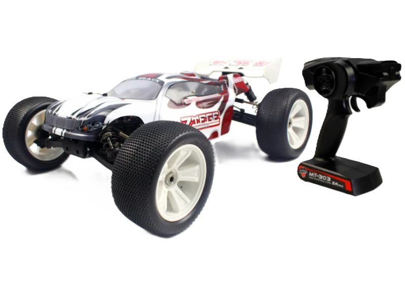 Himoto Racing Ziege 1/8 Scale Electric Brushless 4WD RC Truggy 2.4 E8XTL White - Image 4 of 4
