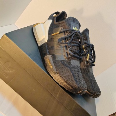 Adidas NMD_R1 V2 Black Gold Men s Sneakers Size US 8.5 / EU 42   New in Box