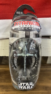 Star Wars 2006 Titanium Series Class Die Cast B-Wing Starfighter Factory-Sealed