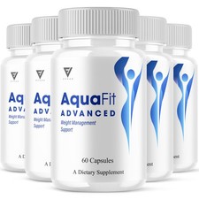  5 Pack Aqua Fit Advanced Weight Manangement, AquaFit Capsules 300 Capsules 