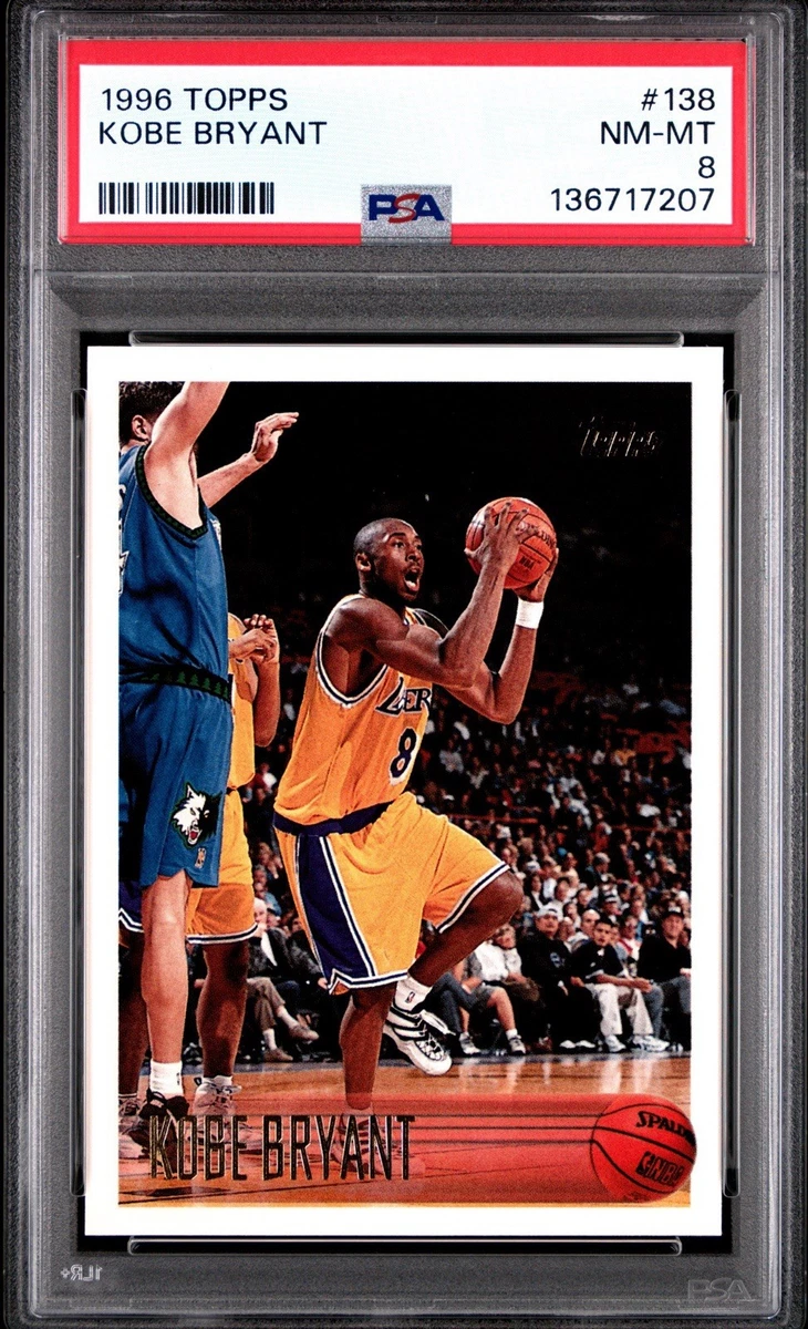 Kobe Bryant Basketball Grade 8 Rookie Sports Trading Cards