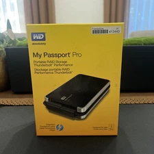 WD My Passport Pro *Mac* Portable RAID Storage Thunderbolt Performance 4TB