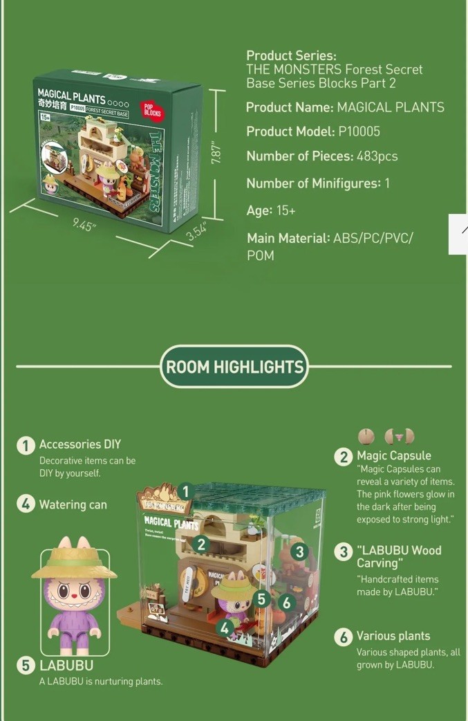 THE MONSTERS Forest Secret Base Series Blocks Part 2
