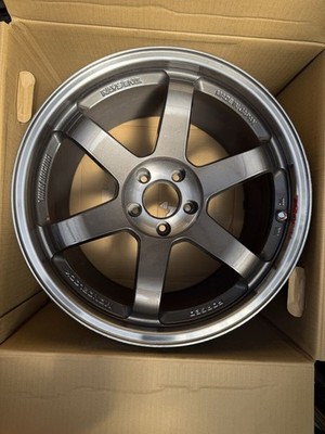 Rare 18 Inch Rays Volk Racing Te37Sl 11J 114.3 5 Holes 2 Pieces