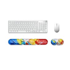 Clear Gel Wrist Rest for Computer Keyboard, Ergonomic Design Keyboard Wrist R...