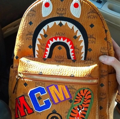 BRAND NEW MCM x BAPE COLLAB BACKPACK A Bathing Ape Limited Edition