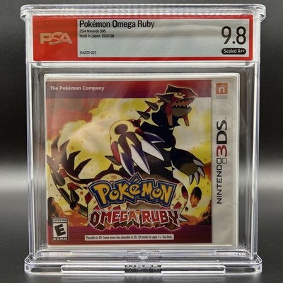 Pokemon Omega Ruby 2014 PSA 9.8 Sealed A++ Nintendo 3DS Game Y-Fold