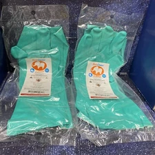 2 X Tusko Products Best Nitrile Rubber Cleaning, Household,Dishwashing Gloves, L