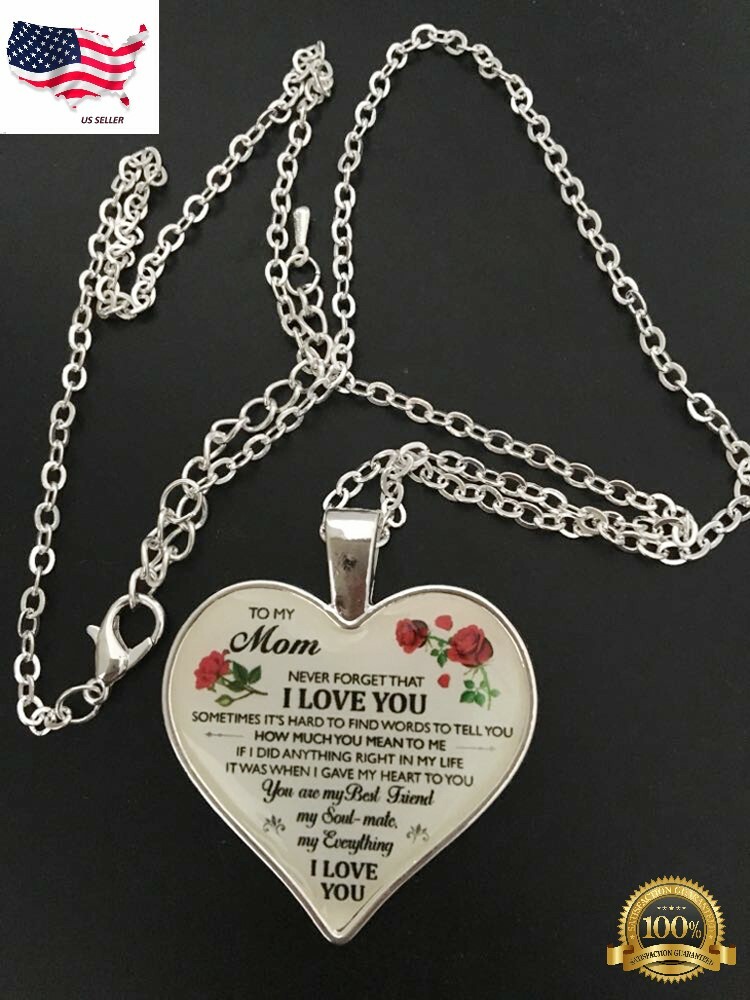 Heart Necklace - Best Lab Mom Heart Necklace - Best Lab Mom