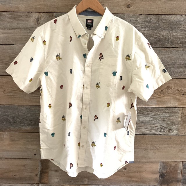 vans marvel button up