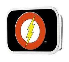 Belt Buckle Licensed Full Color Gloss DC Comics Flash FLA