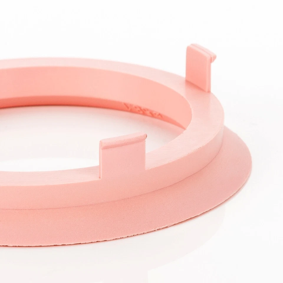 4X Distanz Ringe Zentrierringe Rosa Alufelgen Ø 58,1 Mm - Ø 70,1 Mm Per MAZDA - Immagine 4 di 4