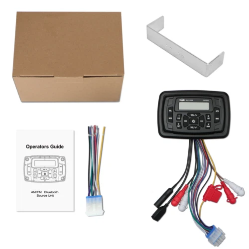 Radio marina Bluetooth impermeable barco sistema estéreo para ATV UTV autocaravana yate - Imagen 8 de 12