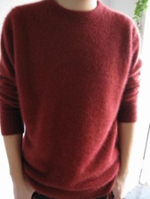 New Men's Crewneck / V-neck Pullovers Sweater 100 Mink Cashmere Sweaters