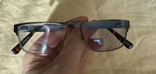 Gant John Rectangular Stainless Steel Eyeglass Frames 54-15-145 Satin Gunmetal