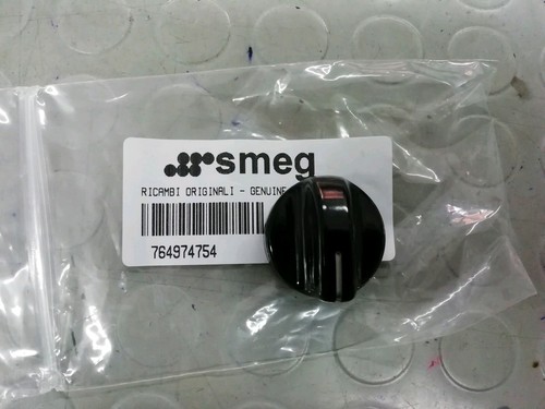 Manopola Originale Smeg Per Piano Cottura – SE706S, WE706GBS – Colore Nero (764974754)