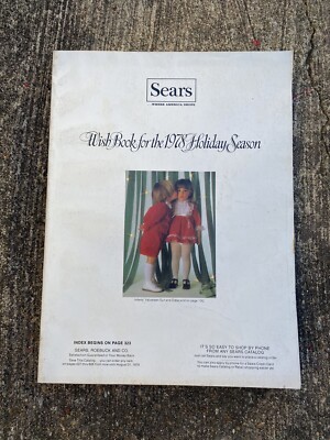 話題の人気 VINTAGE NICE ORIGINAL 1978 SEARS CHRISTMAS WISH BOOK CATALOG モノ・トレンド情報