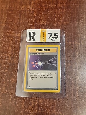 trainer energy retrieval pokemon card value Pokmon TCG 81/102 Wizards of the Coast Regular Put up to 2 basic Energy cards from your discard pile into your hand Energy Retrieval 081/102 Base Set
