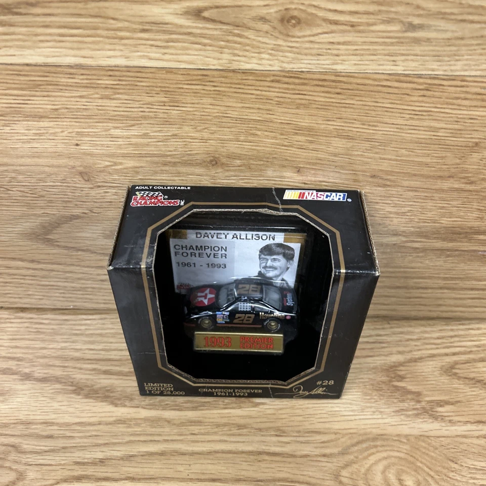Racing Champions 1993 edición Premier 1/64 Davey Allison Champion Forever Foto 3 de 4