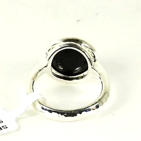 Anel IPPOLITA US$ 295 Rock Candy prata esterlina facetado ônix preto tamanho 7 - Imagem 4 de 4