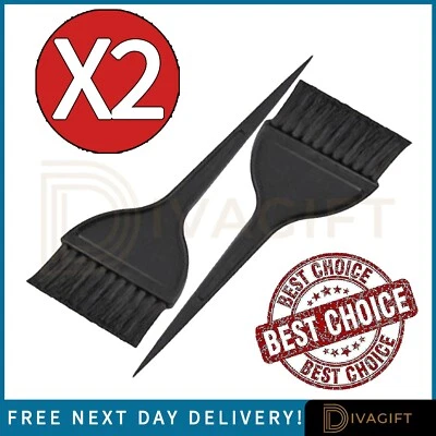 2 x HAIR COLOURING BRUSH SET BLEACHING DYE KIT SALON BEAUTY COMB TINTING BLEACH