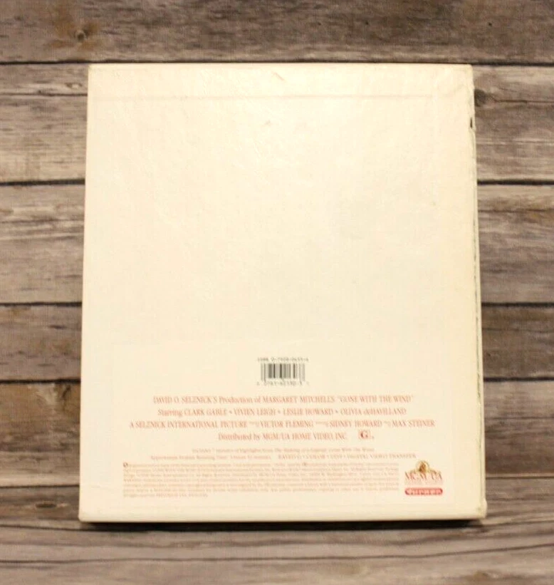 GONE WITH THE WIND VHS DELUXE EDITION BOX SET EXCELLENT CONDITION VINTAGE - Image 3 of 4