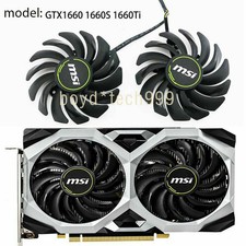 Set For MSI GeForce PLD09210S12HH GTX1660 1660Ti SUPER VENTUS XS GPU Cooler Fan